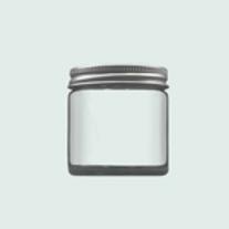 Via Kreidefarbe Farbe mit Eisblau im Glas Gläschen 