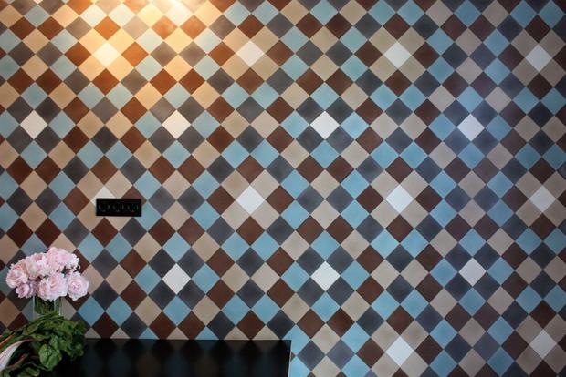 Wandfliesen Küche Quadrate 