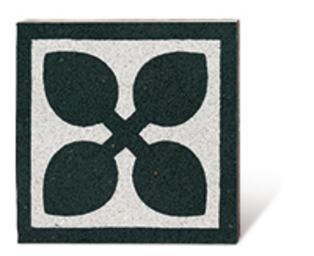 VIA Via Terrazzoplatte N° 711160 schwarz weiß