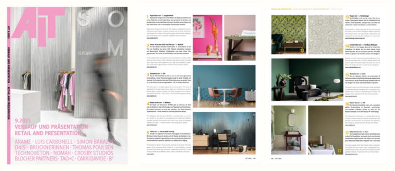 Abbildung Cover der Zeitschrift AIT mit einem Bericht über VIA Produkte 