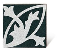 VIA Via Terrazzoplatte 710860 in schwarz weiß 