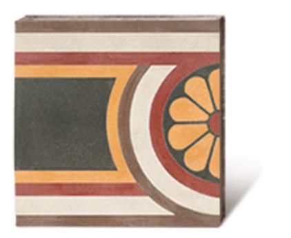 VIA Zementmosaikplatte Gründerzeitrand 