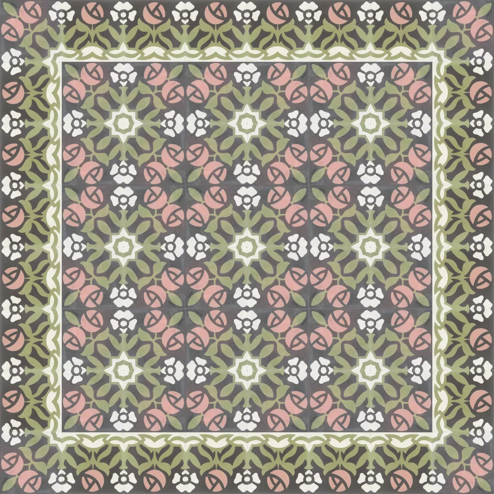 Verlegemuster zur Rosen VIA Platte