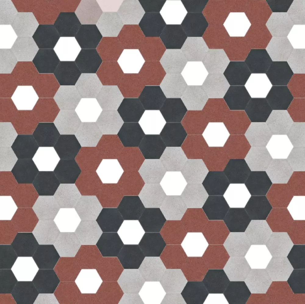 Terrazzofliese sechseck N° 760052