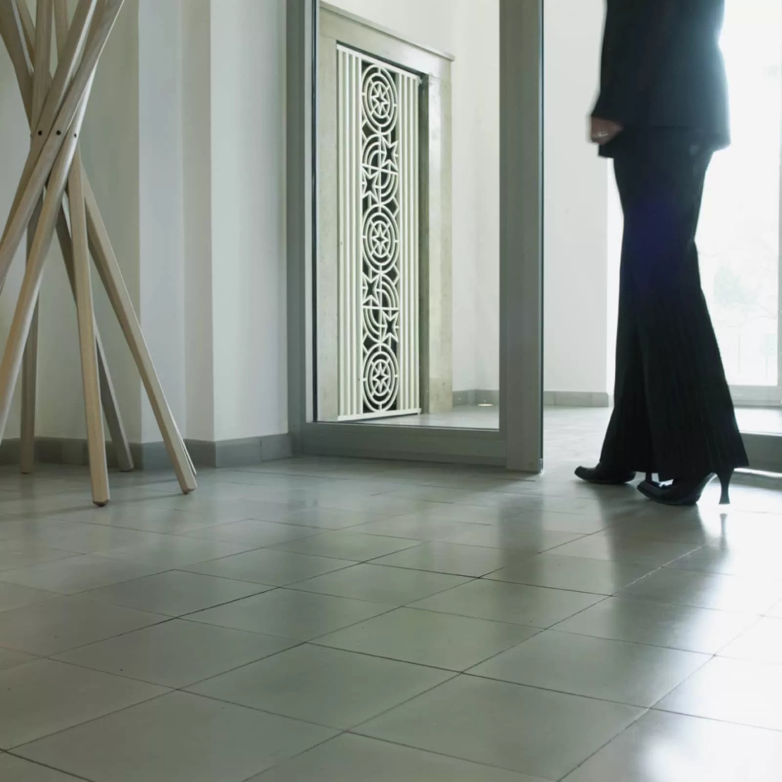 Zementfliese grau N° 52