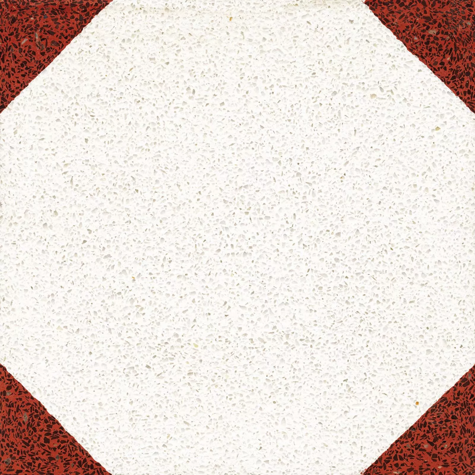 VIA Terrazzofliese mit roten Ecken