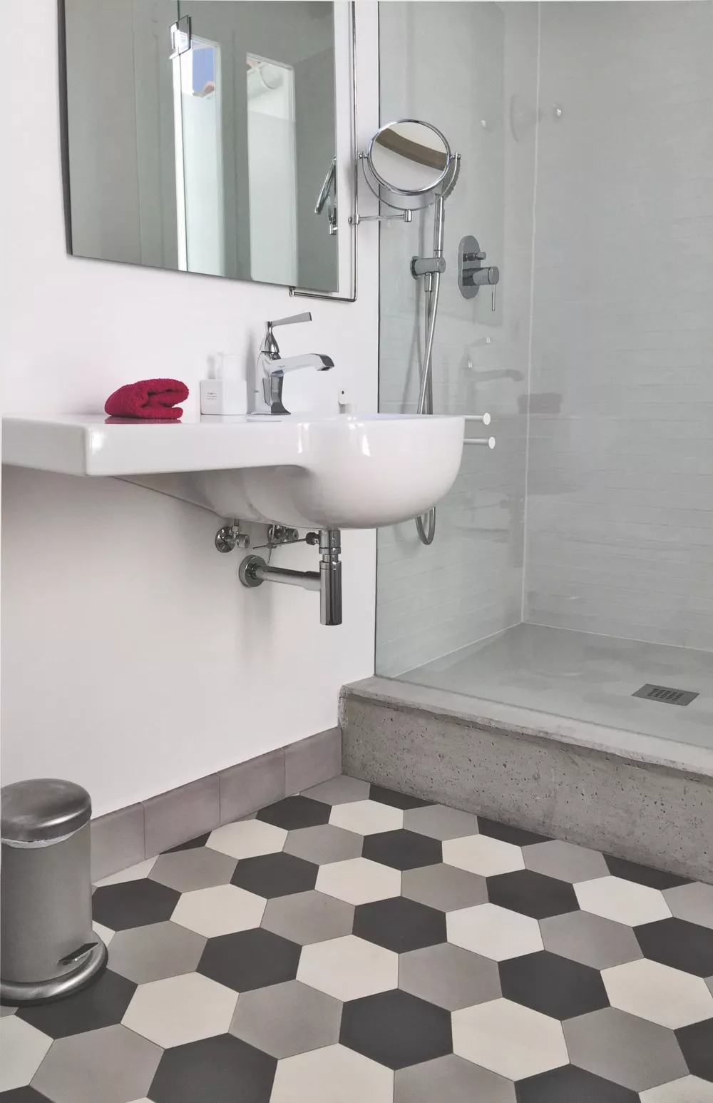 Zementfliese Sechseck N° 6-60