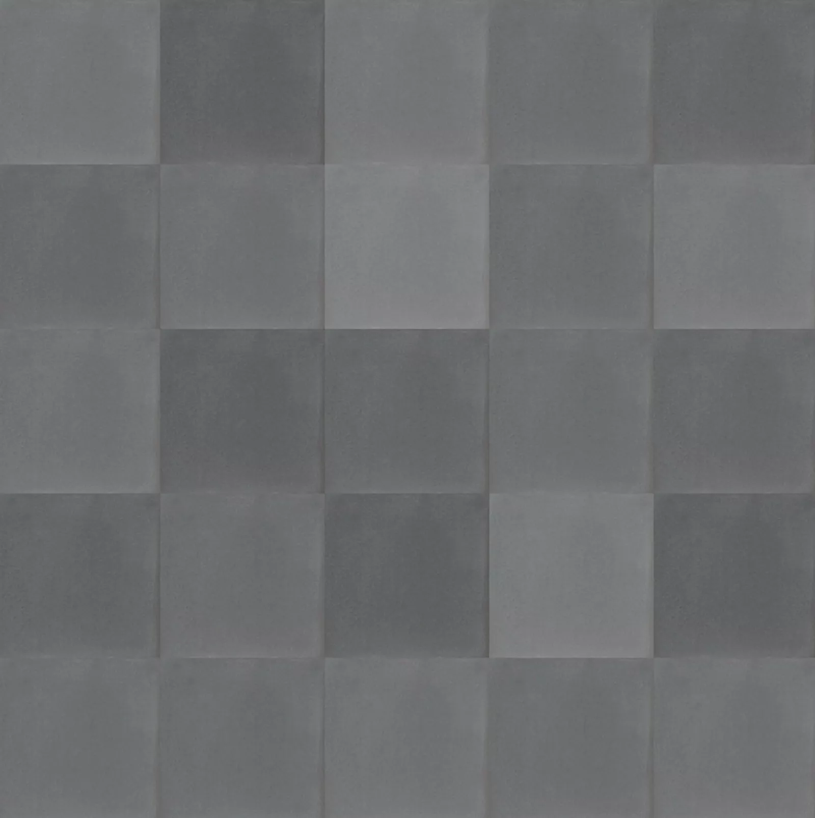 Changieren Zementmosaikplatten dunkelgrau
