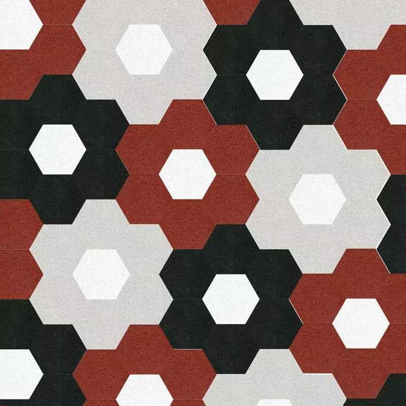 VIA Terrazzoplatten 6eck