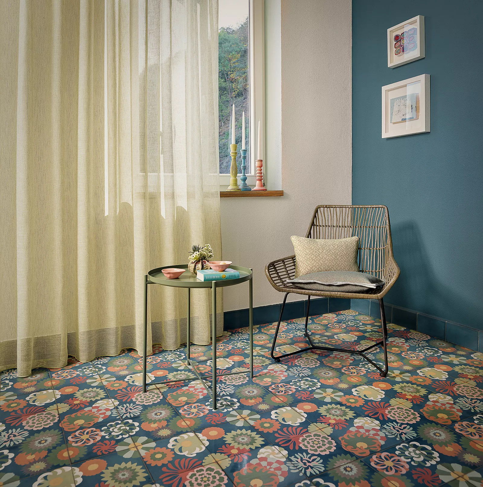 Zementfliese N° 51078