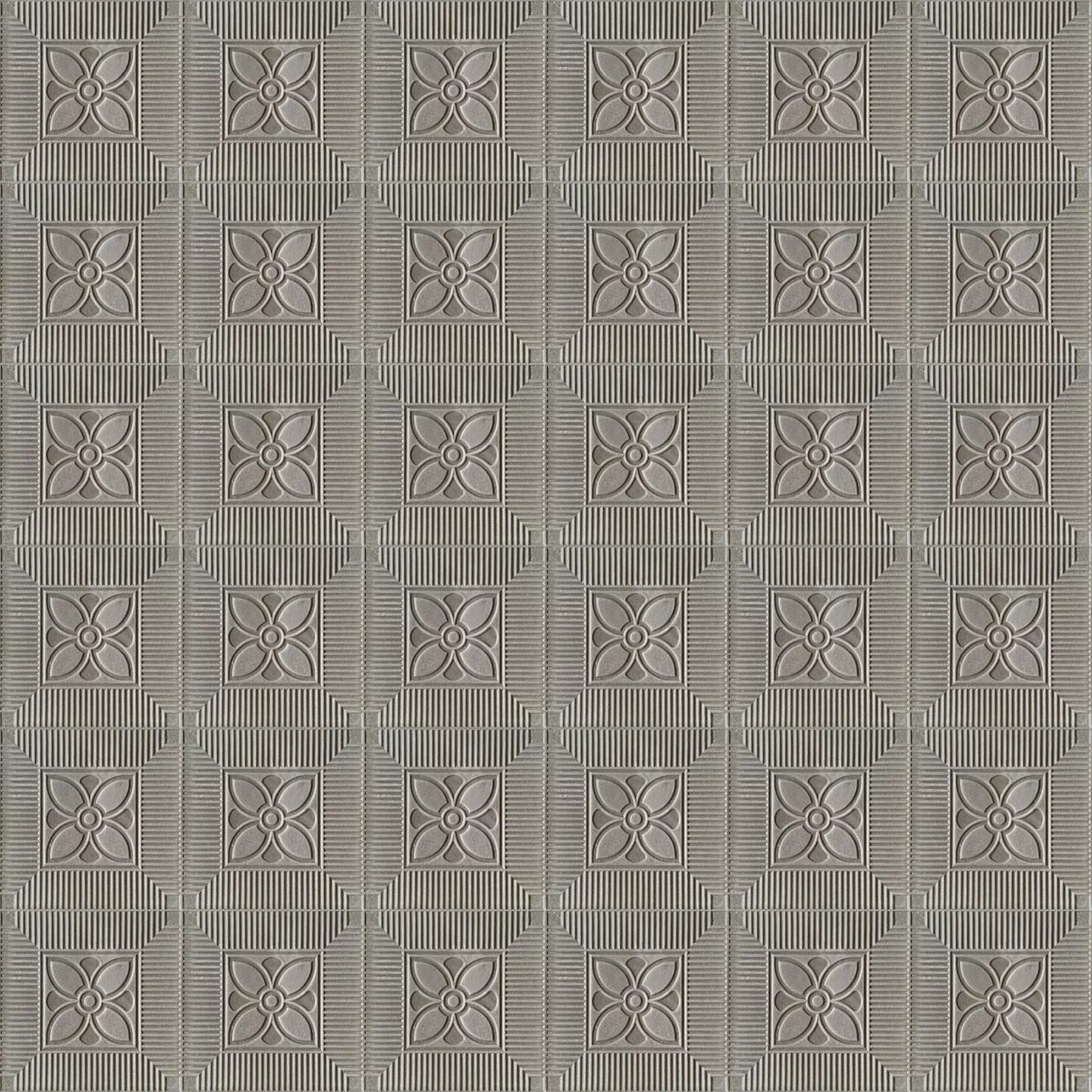 rottoirplatte mit Blumen Muster