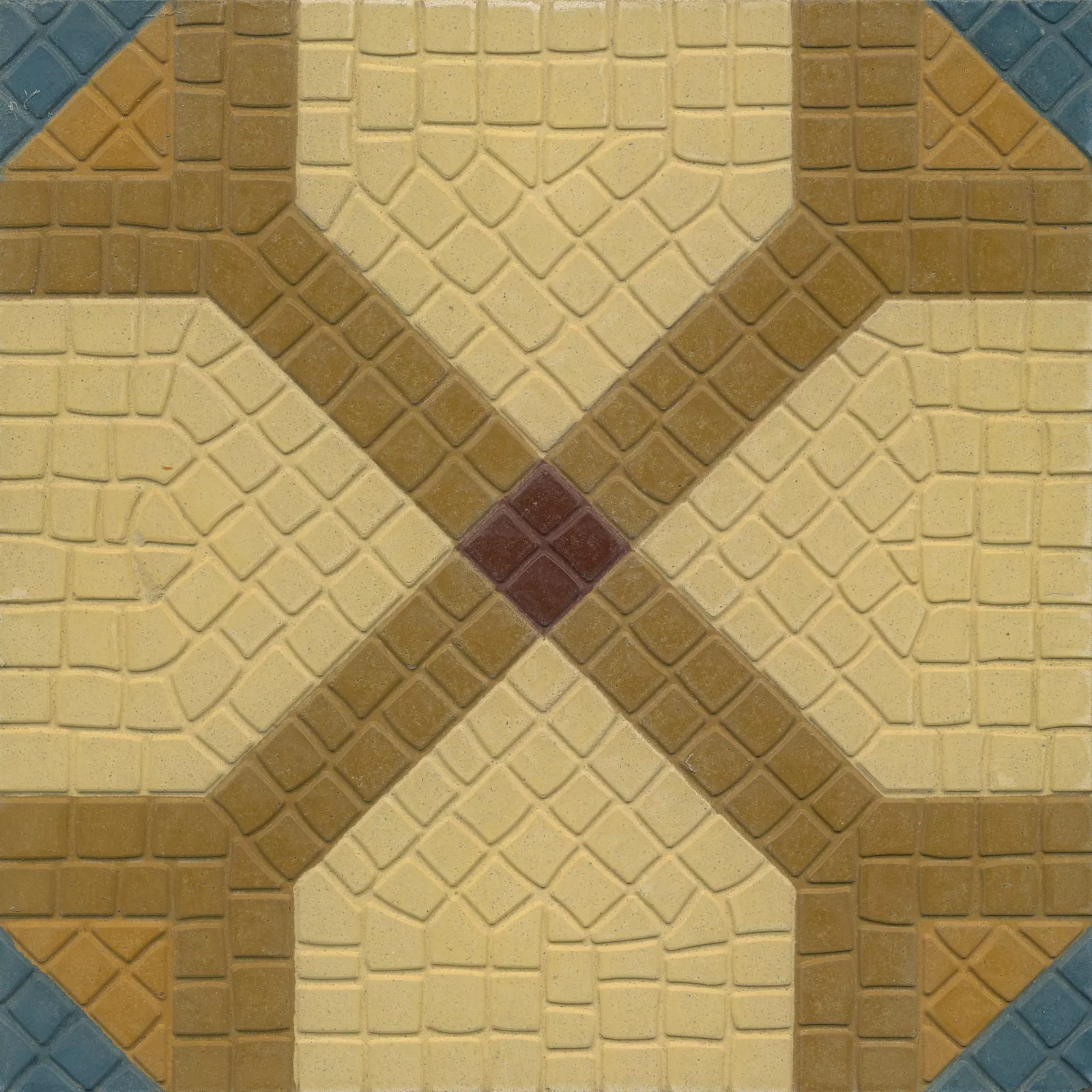 Zementfliese N° 51092/168 - Riffel