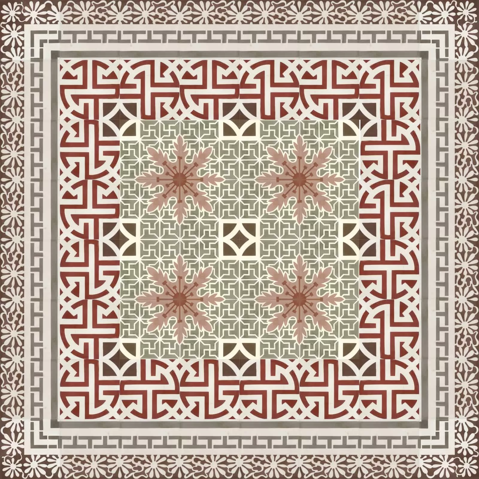 Zementfliese N° 54072