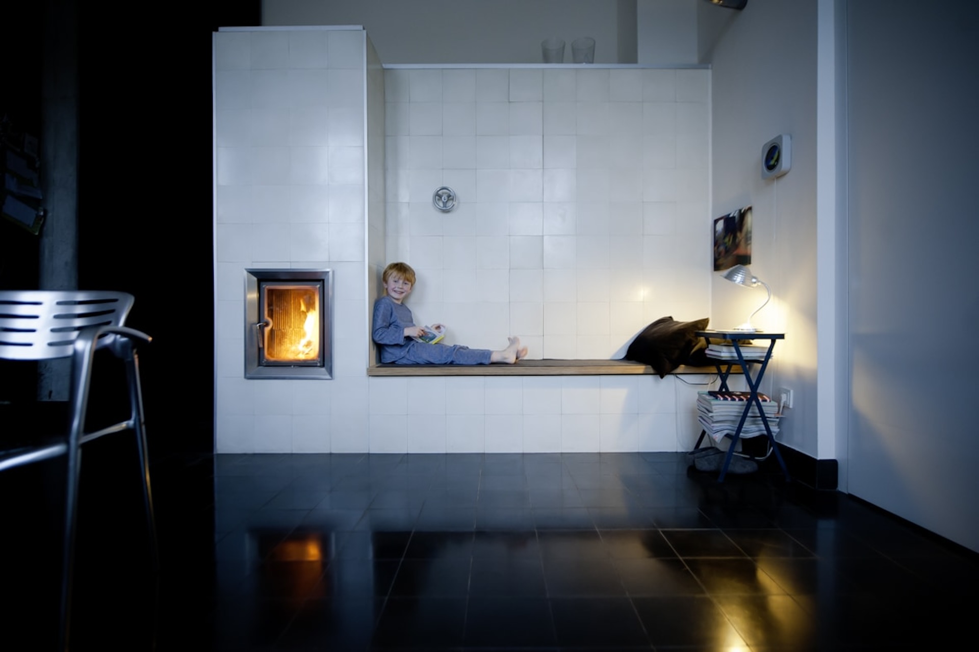 Zementfliese weiß N° 01