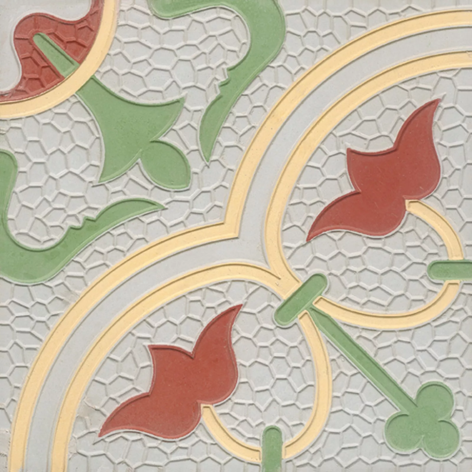 Zementfliese N° 51005 - Riffel