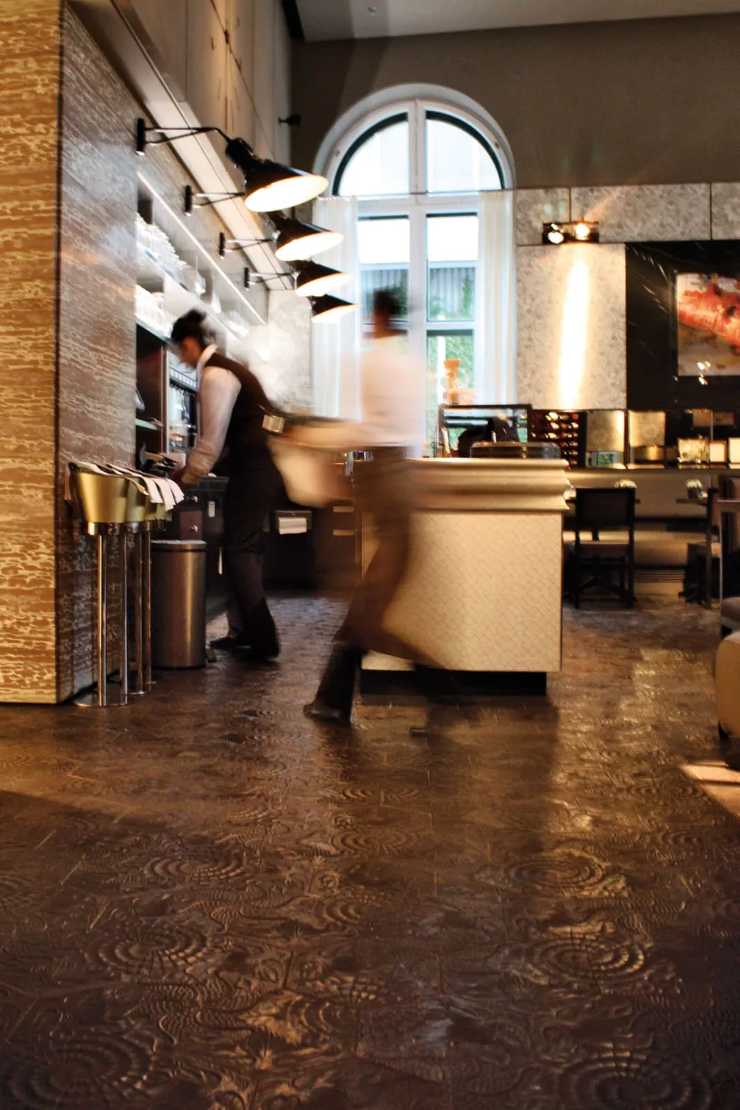 Zementfliese N° 60G - Riffel