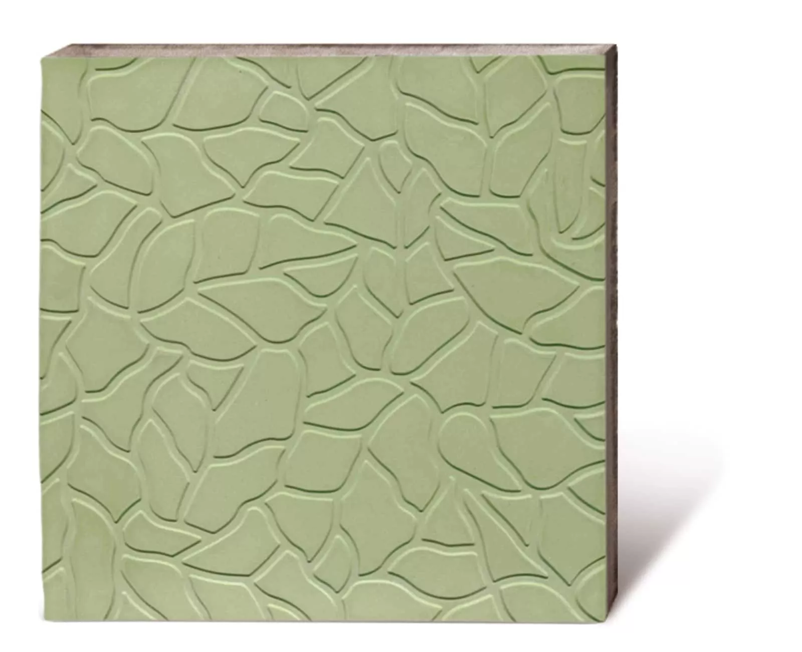 Zementfliese N° 40621 - Riffel