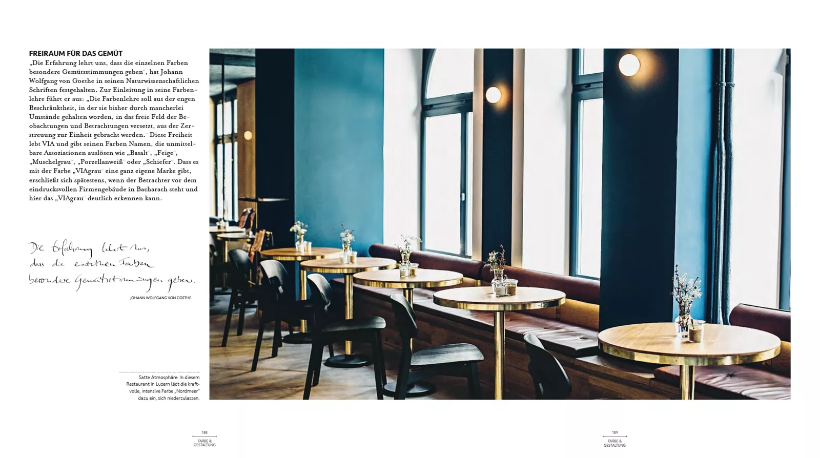 VIA Buch Ornament und Farbe