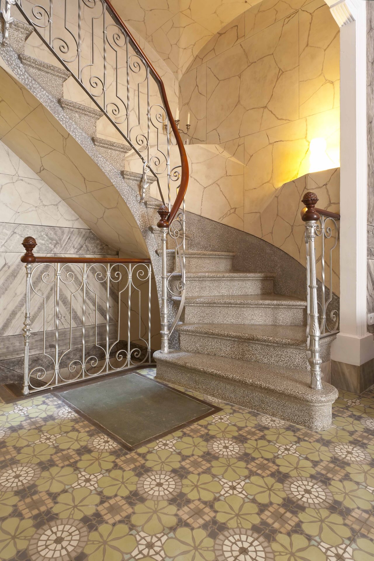 Zementfliese N° 12254