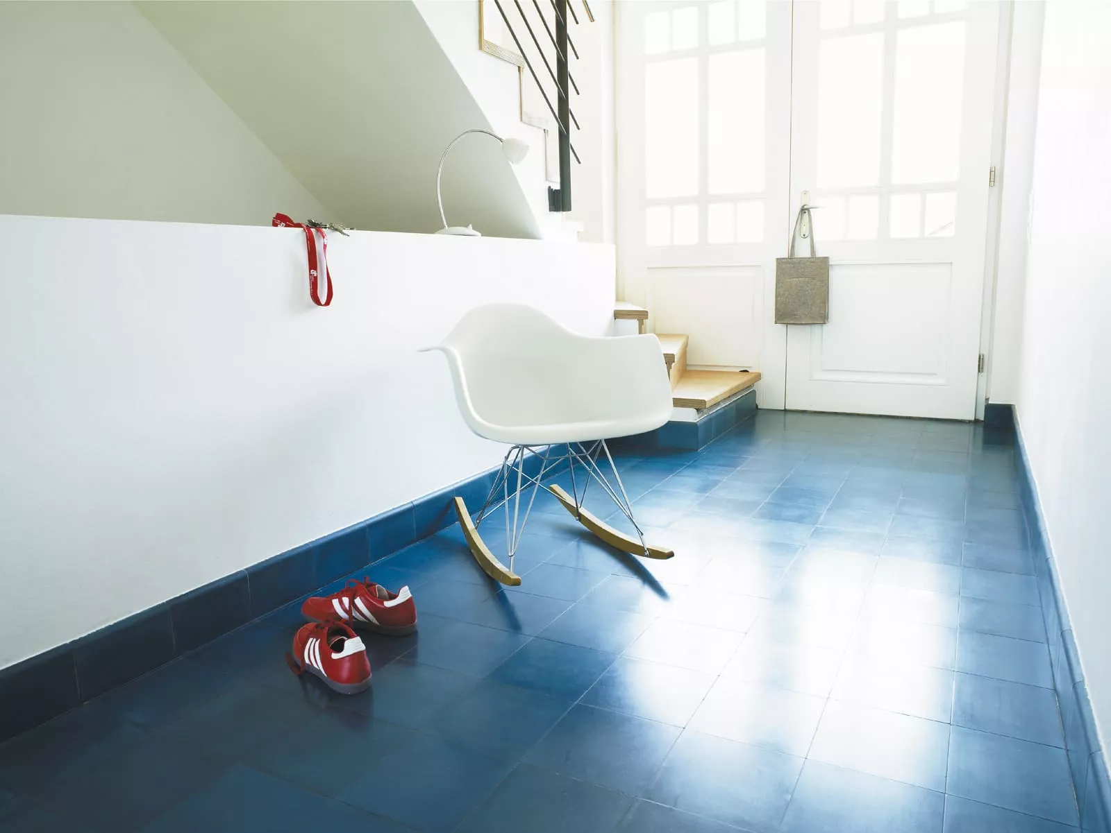 Zementfliese dunkelblau N° 43