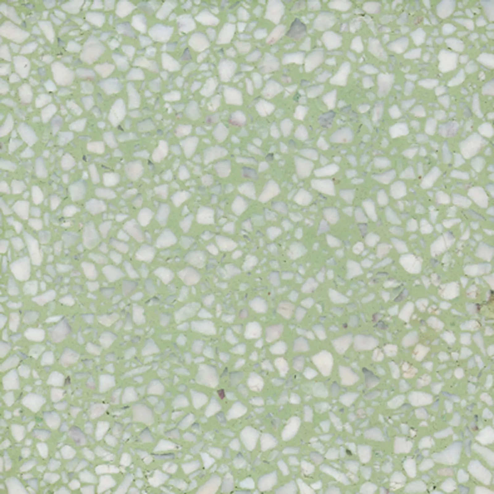 VIA Terrazzoplatte grob in hellgrün