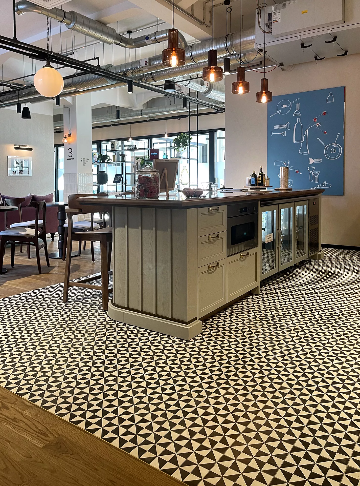 Zementfliese N° 10460