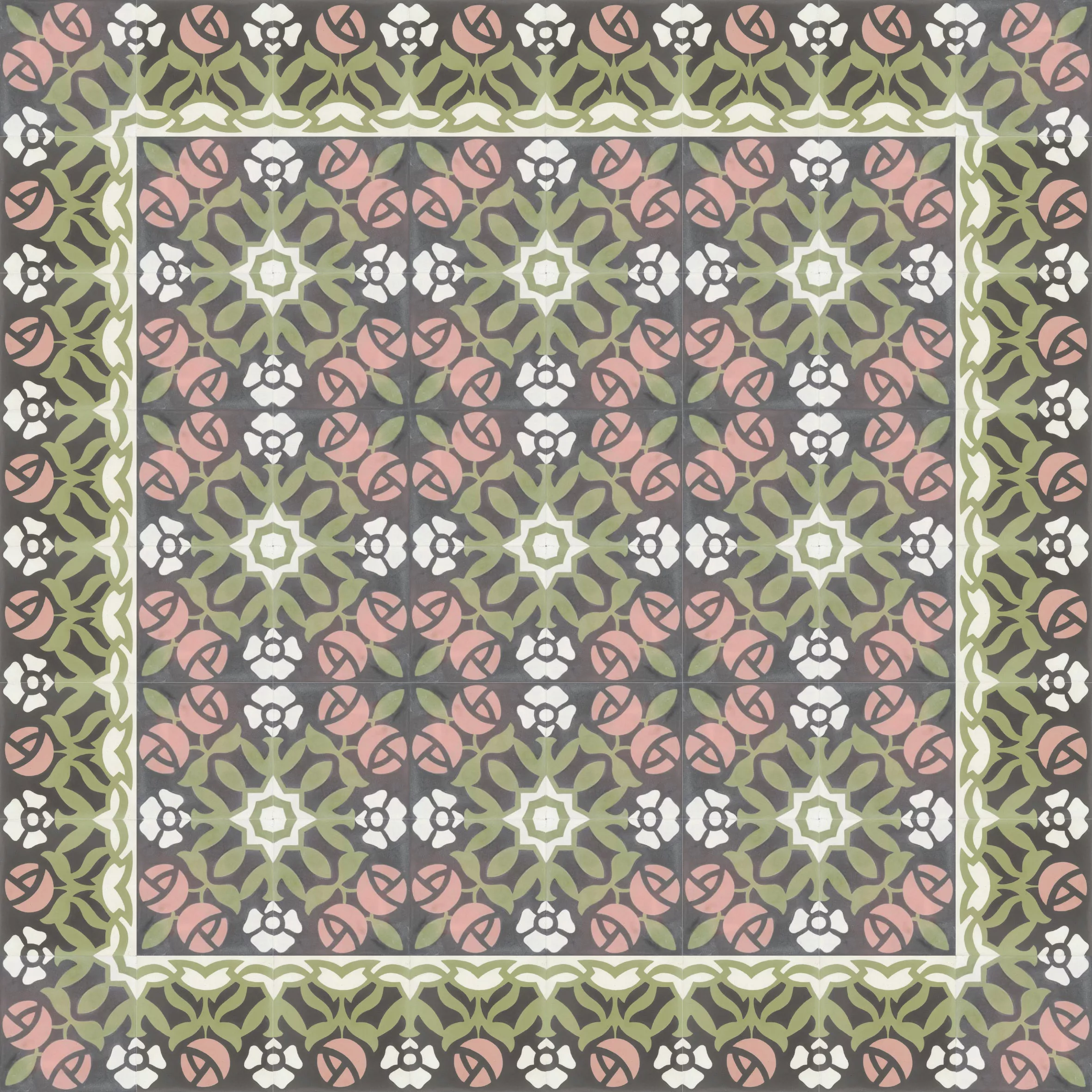 Zementfliese N° 10031