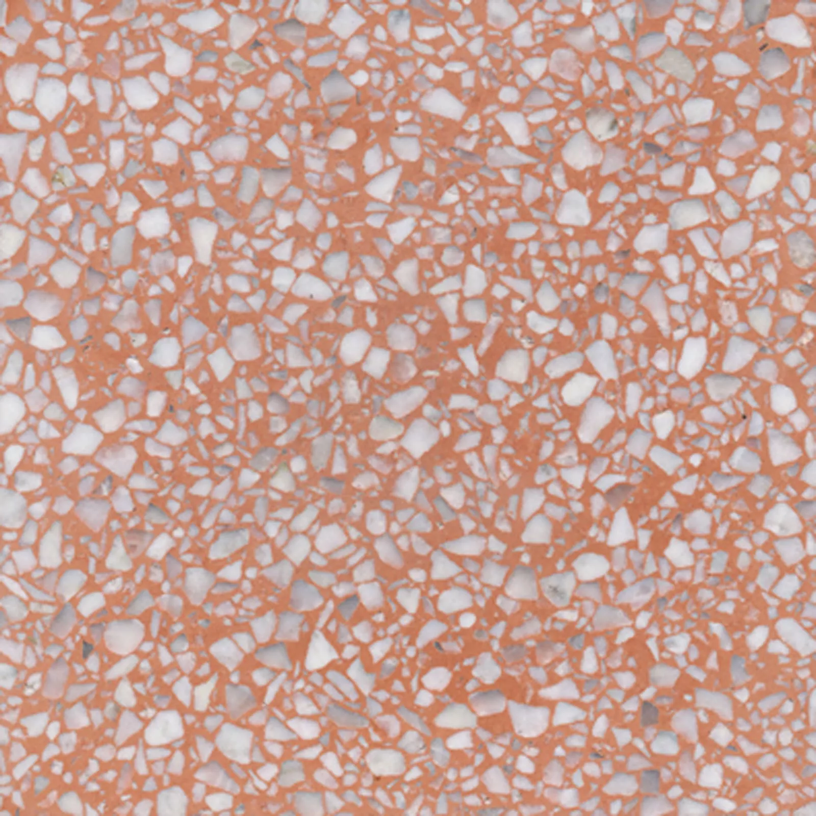 VIA Terrazzoplatte grob in rot