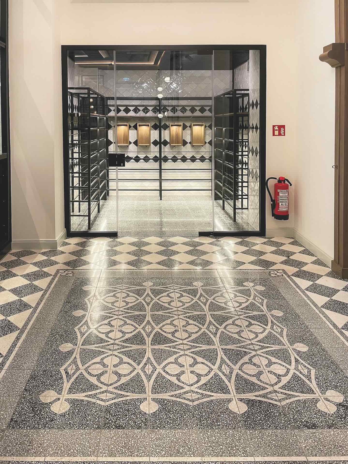 Terrazzofliese schwarz N° 900060