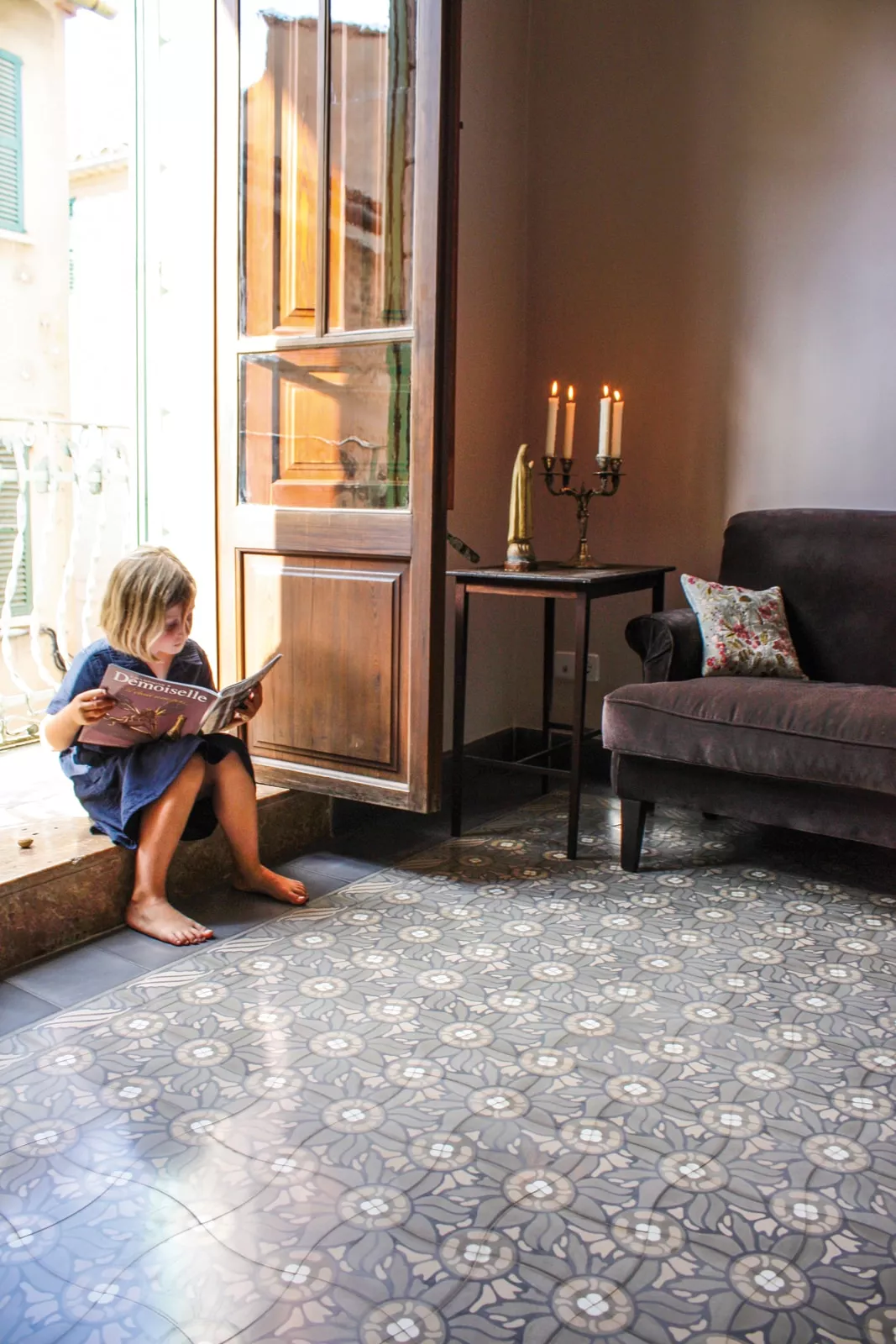 Zementfliese N° 12154