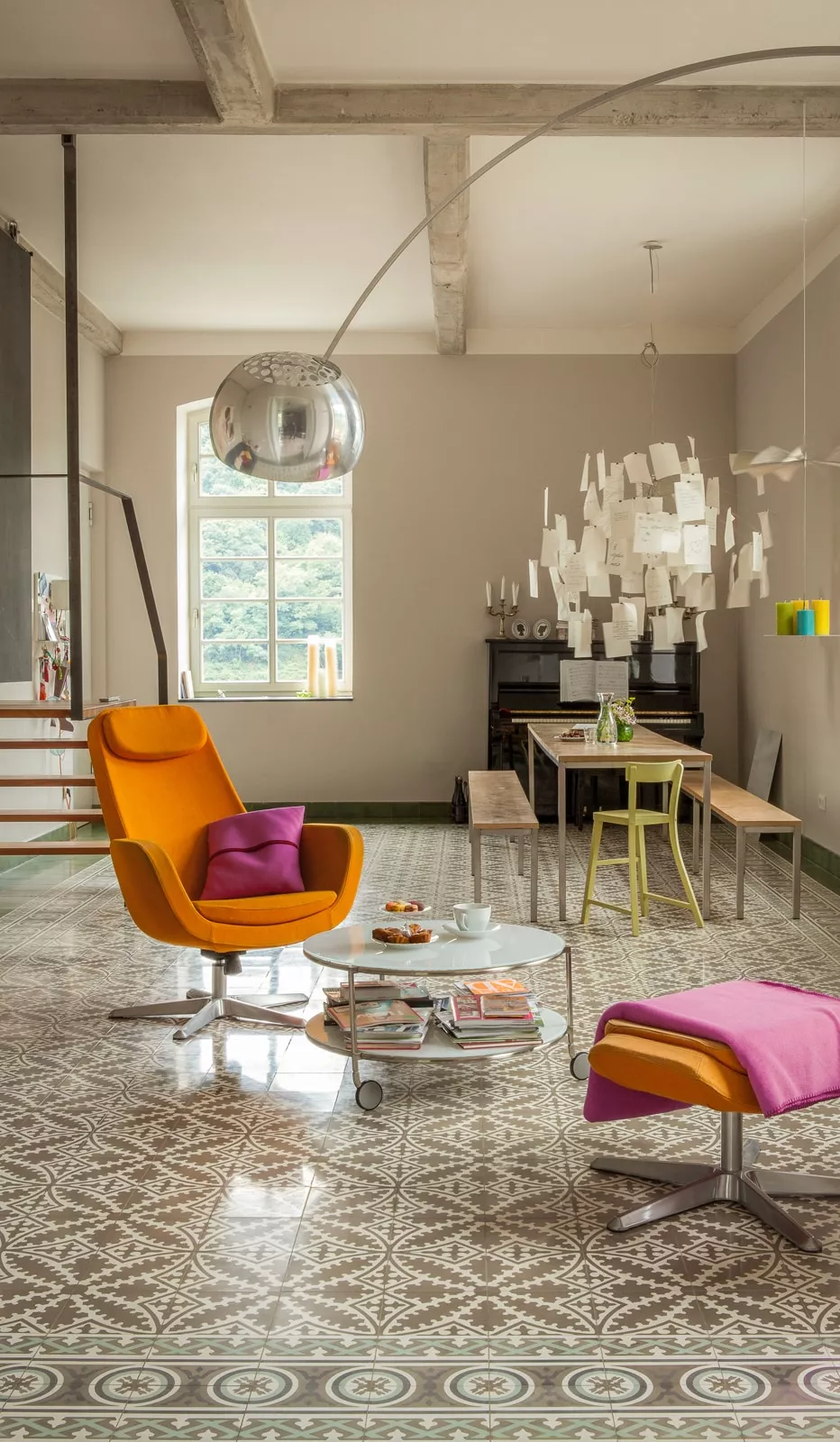 Zementfliese N° 17354