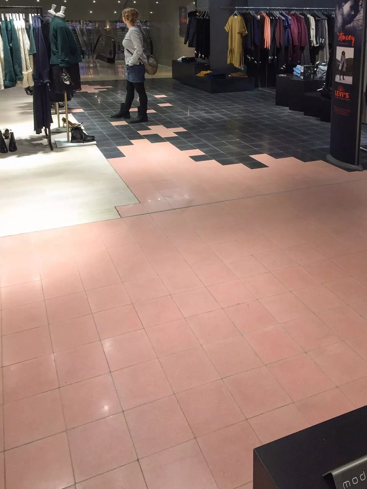 Terrozzoplatten im Wohnzimmer