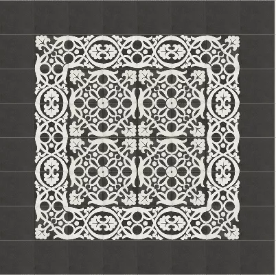 Zementfliese N° 22460