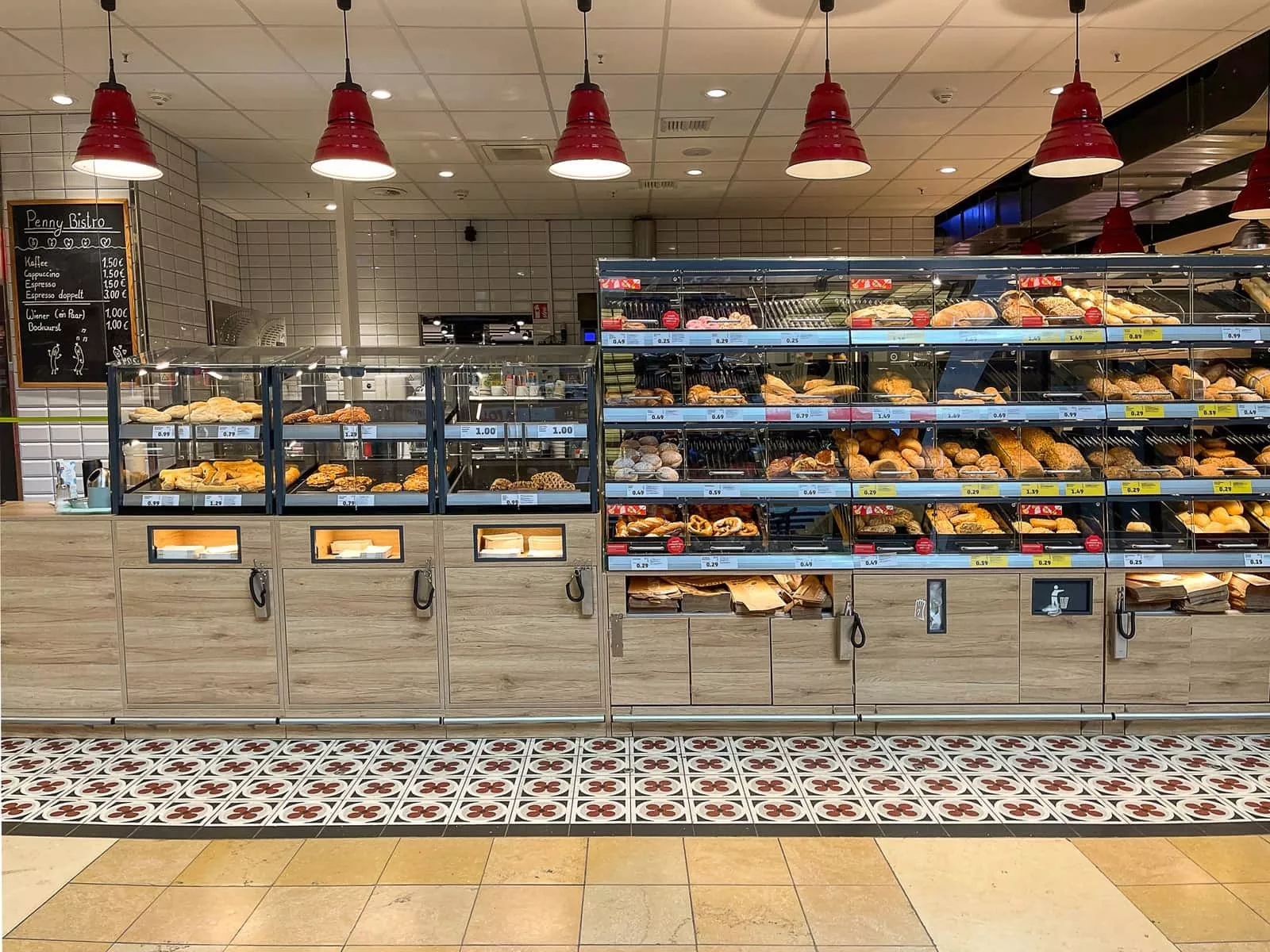 VIA Terrazzoplatten im Netto Supermarkt