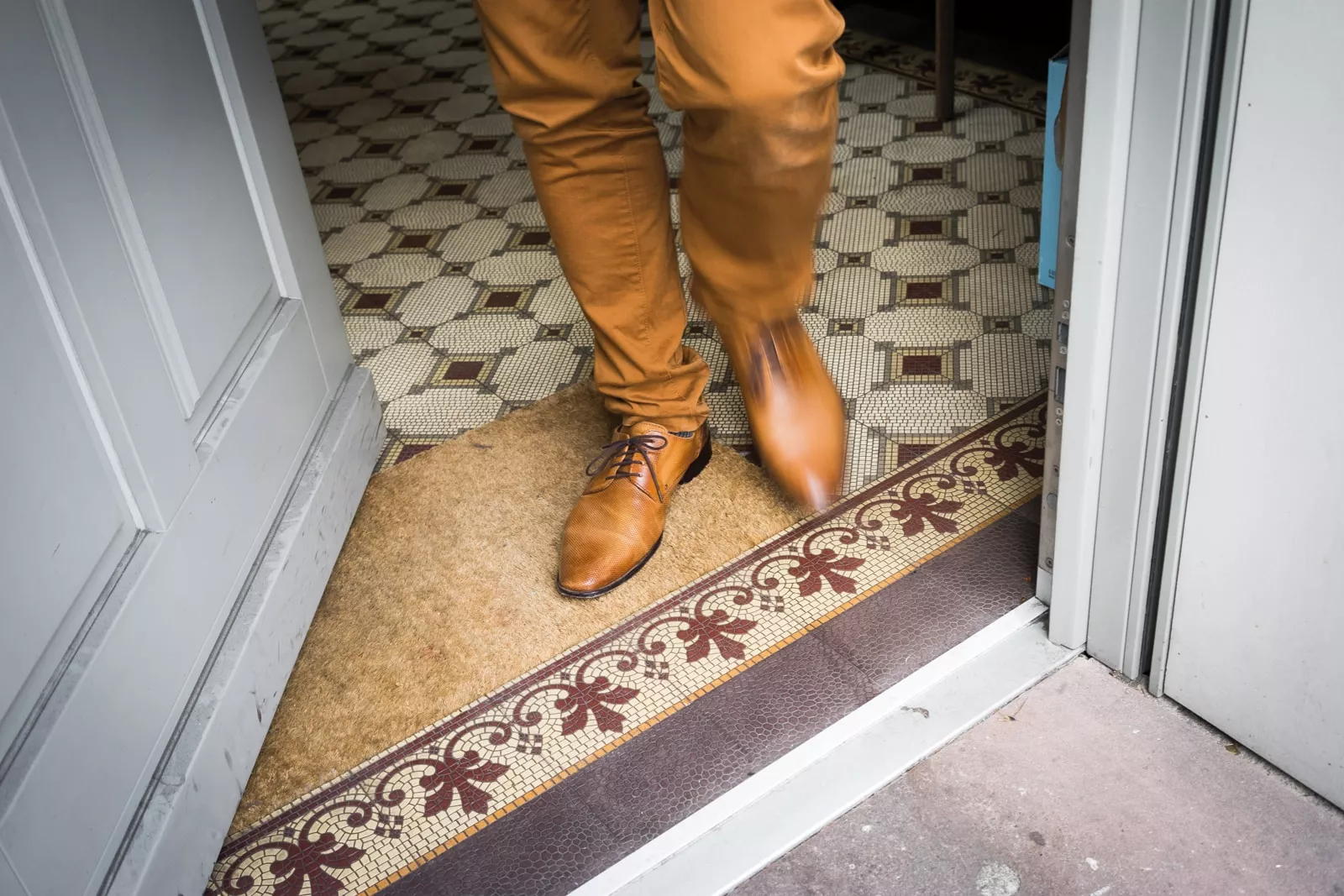 Zementfliese N° 51009/140 - Riffel