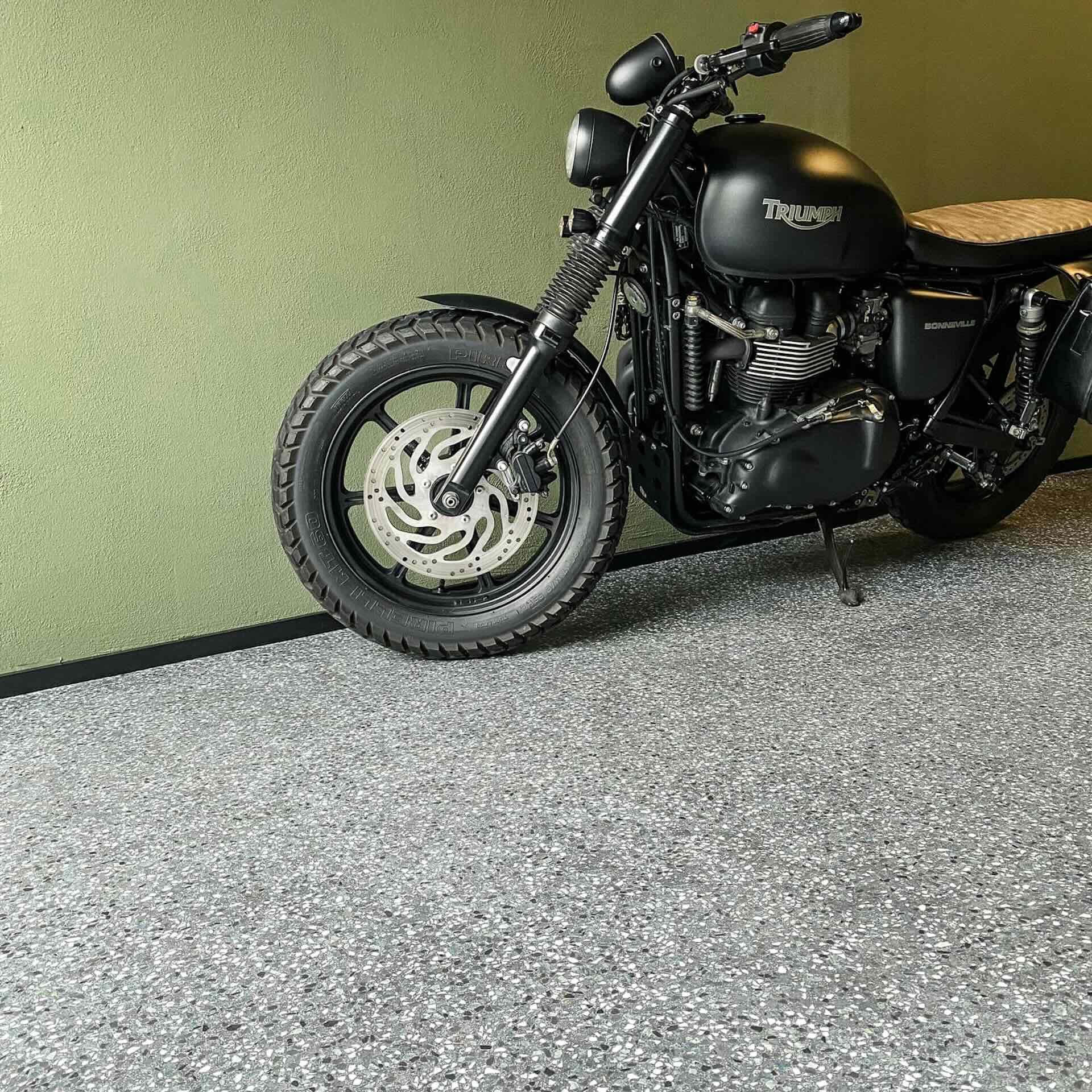 Terrazzo-Mischung für einen fugenlosen Terrazzo