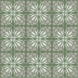 Terrazzofliese mit Muster