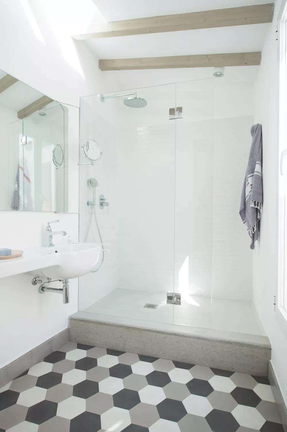 Zementfliese Sechseck N° 6-52