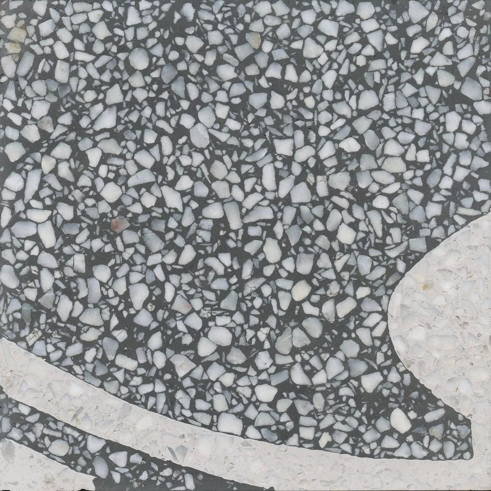 VIA Terrazzofliese mit Schnörkel Muster