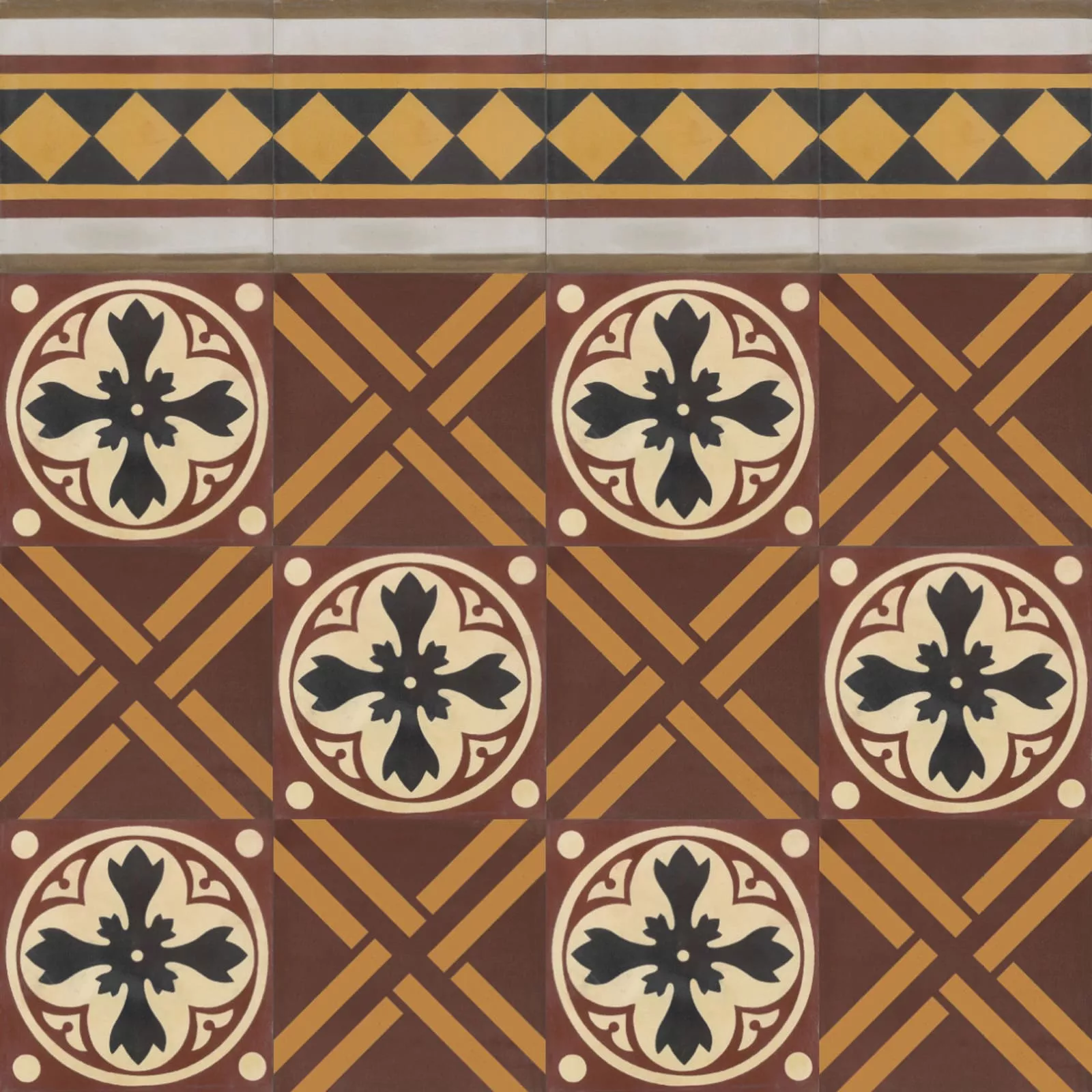 Zementfliese N° 51069/169