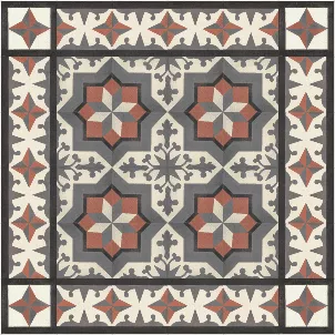 vierfarbiges Verlegemuster