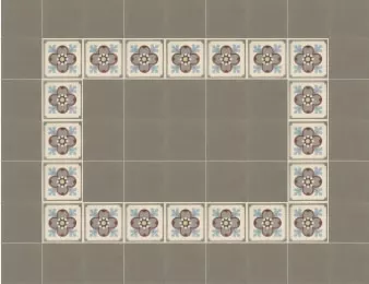 Zementfliese N° 52053/150