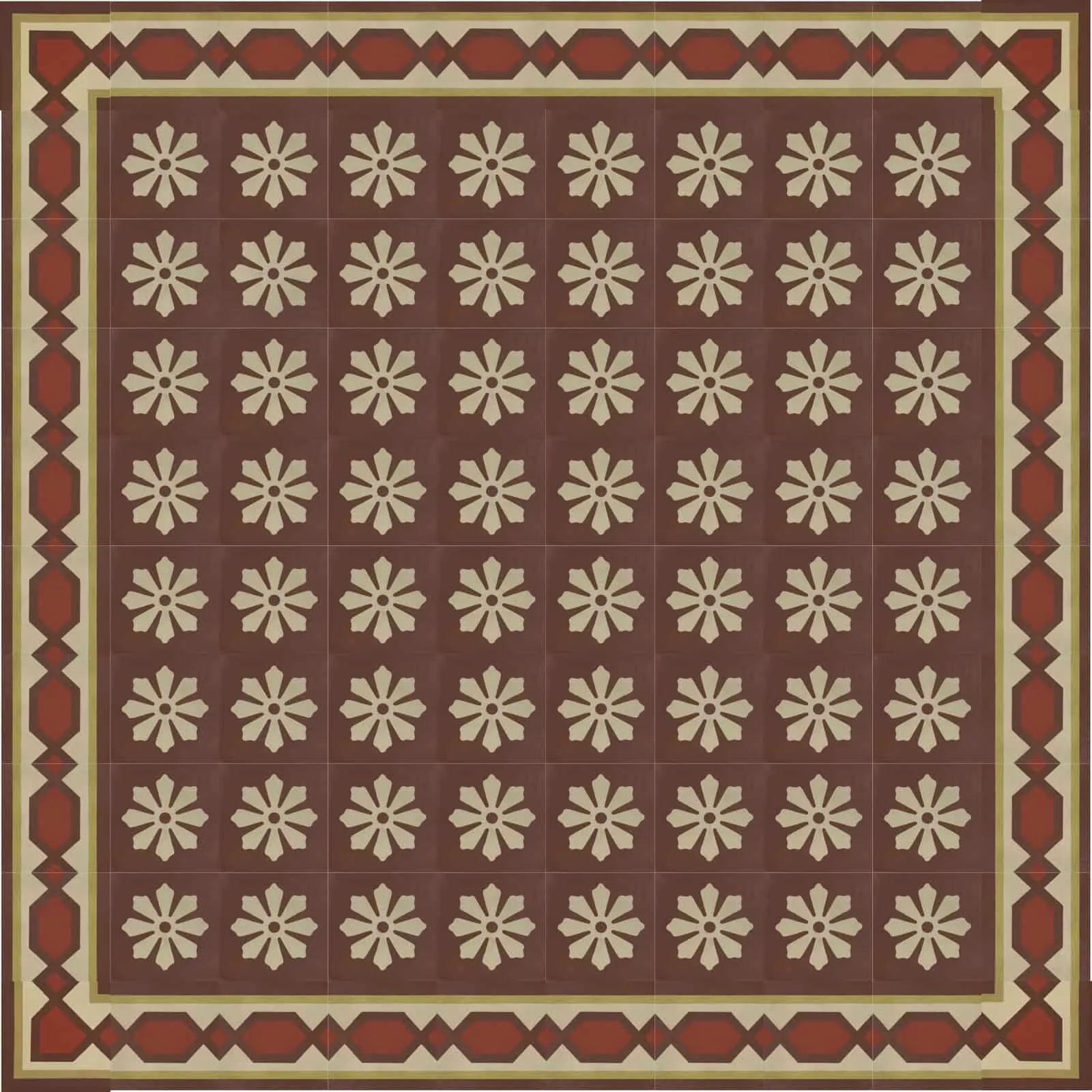 Zementfliese N° 52100