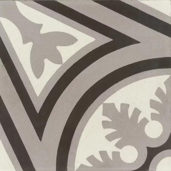 dreifarbige Mosaikplatte Mallorca