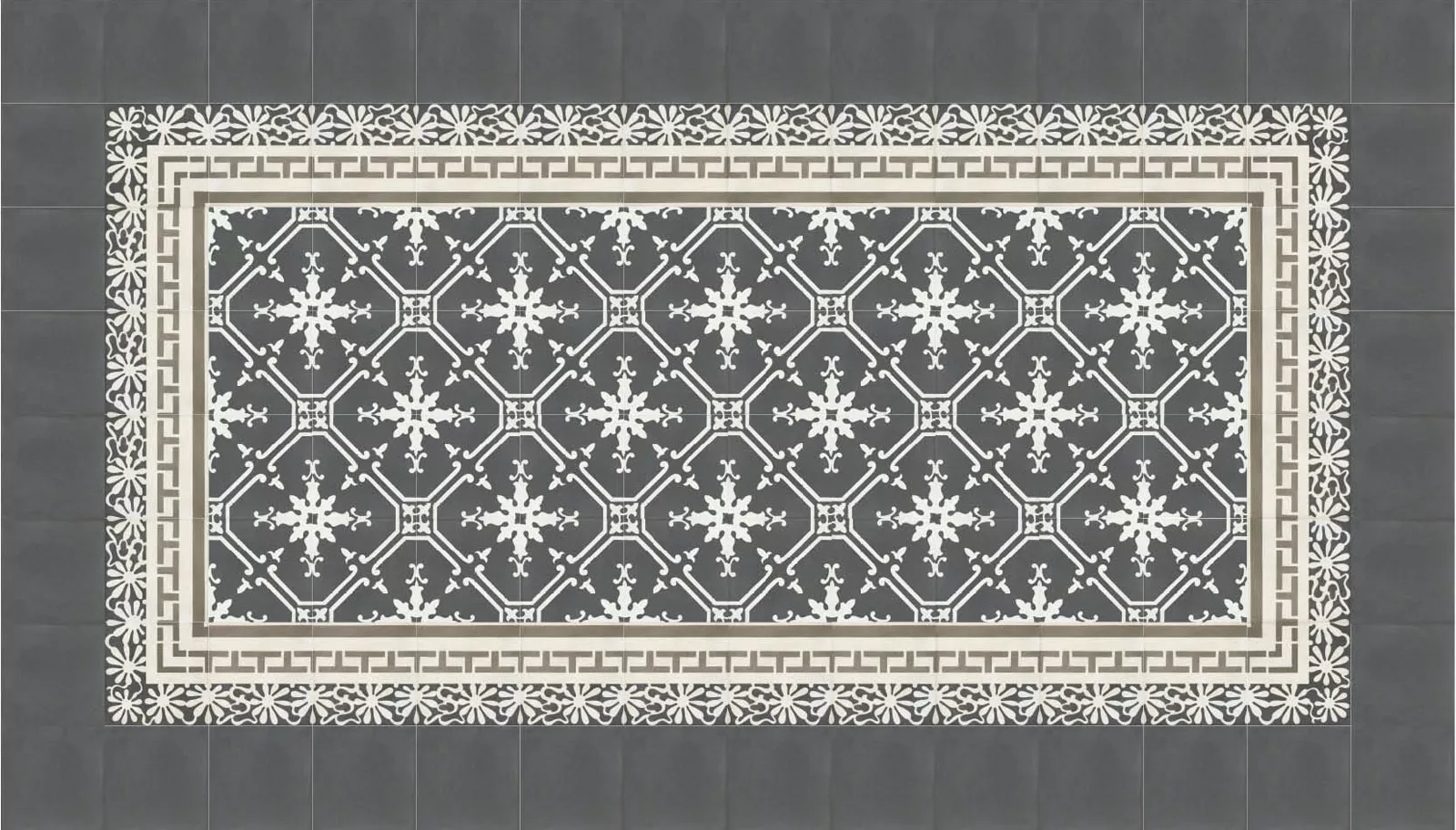 Zementfliese N° 33061