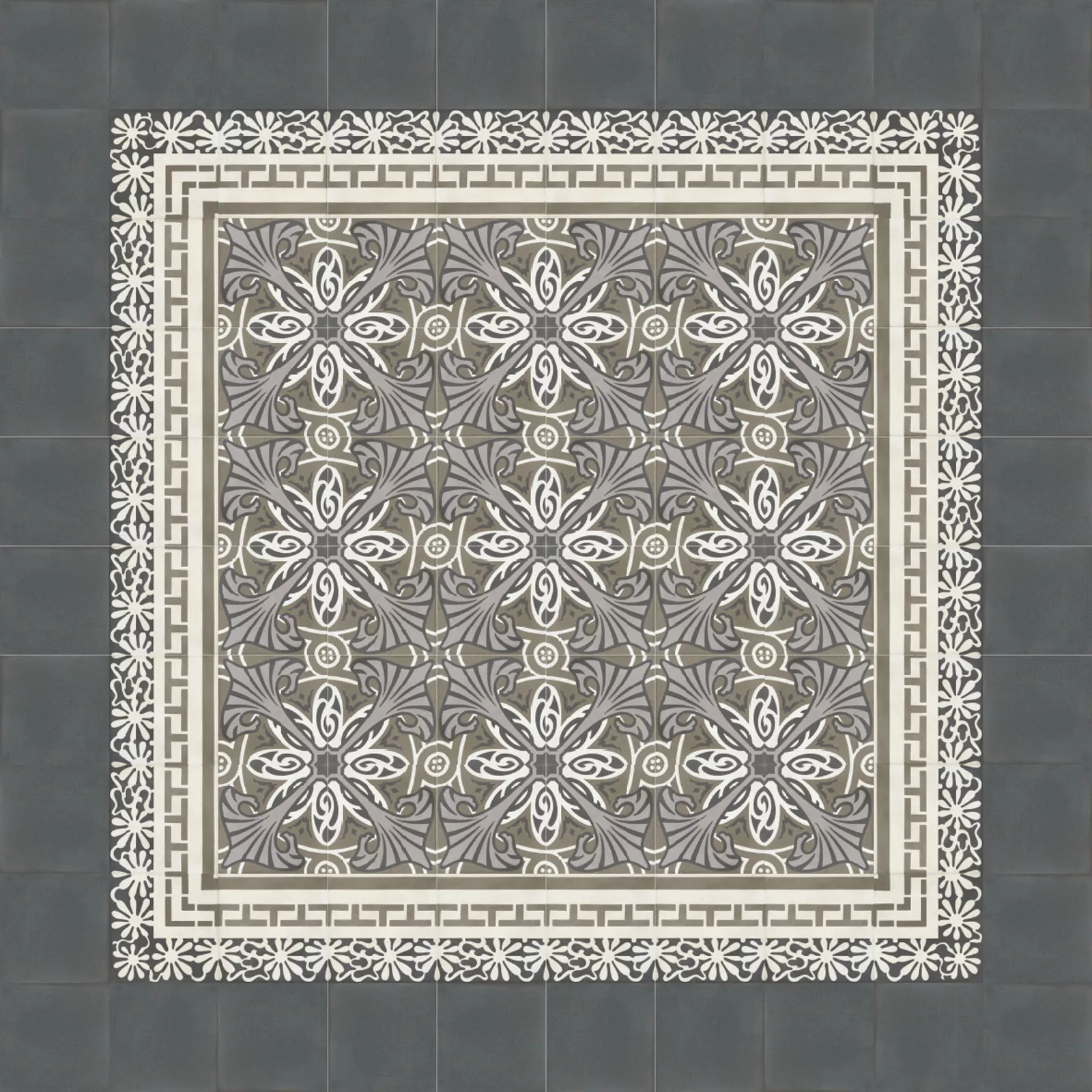 Zementfliese N° 51143