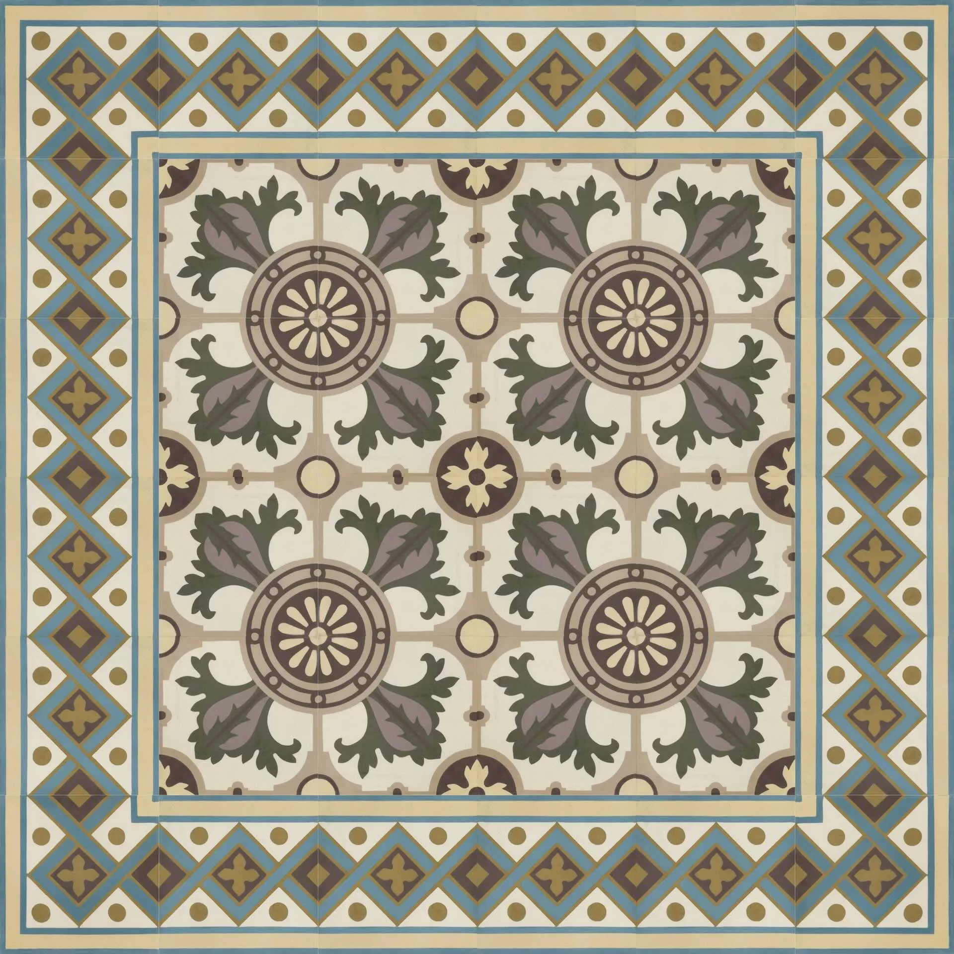 Zementfliesenmuster VIA