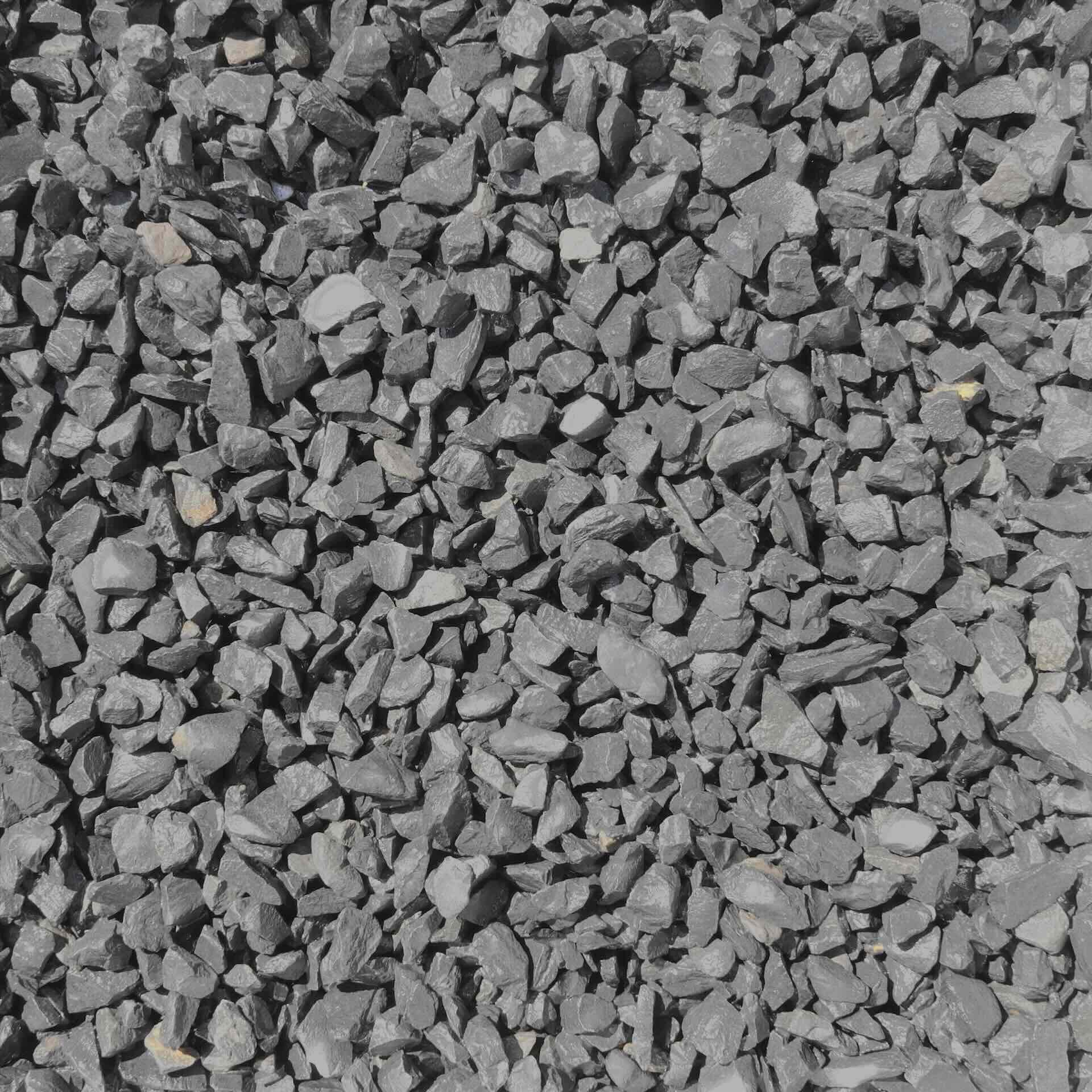 Schwarzer Splitt Terrazzo