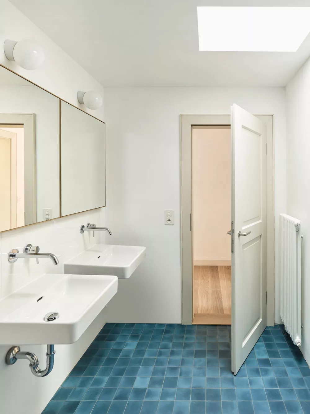 Zementfliese dunkelblau N° 043