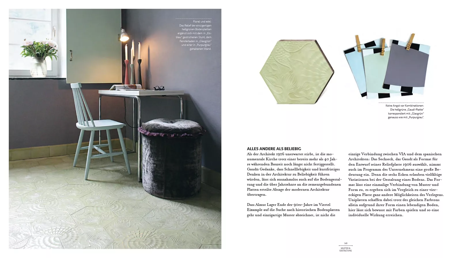 VIA Buch Ornament und Farbe